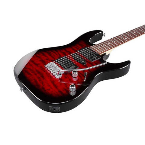 Ibanez GRX70QA-TRB Electric Guitar - Red Burst Ibanez GRX70QA-TRB Electric Guitar - Red Burst