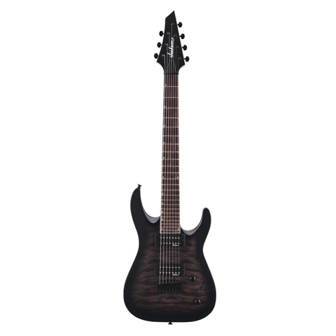 Jackson JS22Q-7 Electric Guitar 7-String – Transparent Black Burst Jackson JS22Q-7 Electric Guitar 7-String – Transparent Black Burst