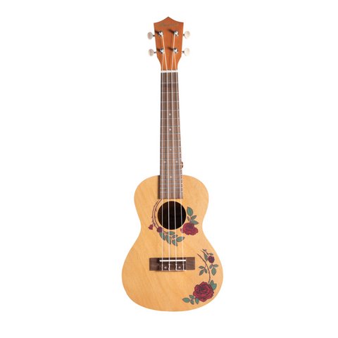 Bamboo U-23 Roses-S Concert Ukulele Bamboo U-23 Roses-S Concert Ukulele