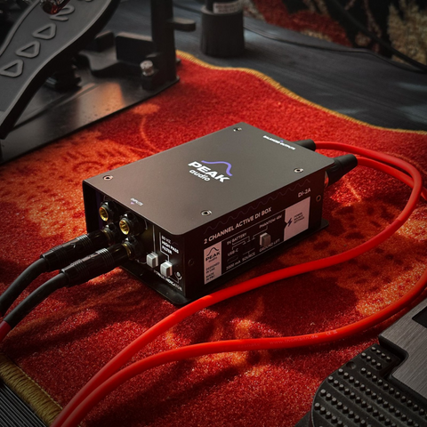 Peak Audio DI-2A Phantom Powered 2-Channel Active DI Box Peak Audio DI-2A Phantom Powered 2-Channel Active DI Box