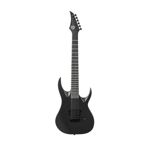 S by Solar AB4.61MC Electric Guitar ¾ – Carbon Black Matte S by Solar AB4.61MC Electric Guitar ¾ – Carbon Black Matte