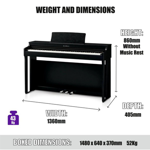 Kawai CN201B Digital Piano - Black Kawai CN201B Digital Piano - Black