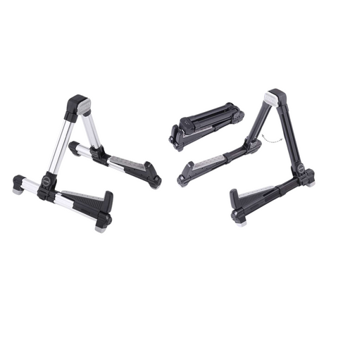 Aroma AGS-08 Foldable Guitar Stand – Black Aroma AGS-08 Foldable Guitar Stand – Black
