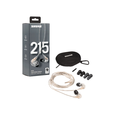 Shure SE215-CL-EFS Sound Isolating Earphones Shure SE215-CL-EFS Sound Isolating Earphones