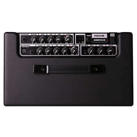 NUX AC-30 Digital Acoustic Guitar Amplifier - Black NUX AC-30 Digital Acoustic Guitar Amplifier - Black