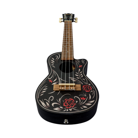Bamboo U-23 Flower & Roll-S Concert Ukulele Bamboo U-23 Flower & Roll-S Concert Ukulele
