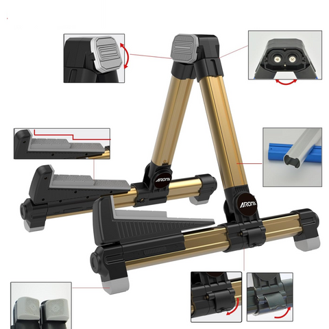 Aroma AGS-08 Adjustable Guitar Floor Stand Aroma AGS-08 Adjustable Guitar Floor Stand