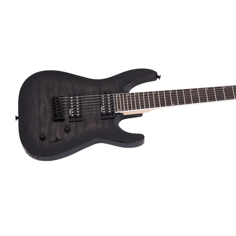 Jackson JS22Q-7 Electric Guitar 7-String – Transparent Black Burst Jackson JS22Q-7 Electric Guitar 7-String – Transparent Black Burst