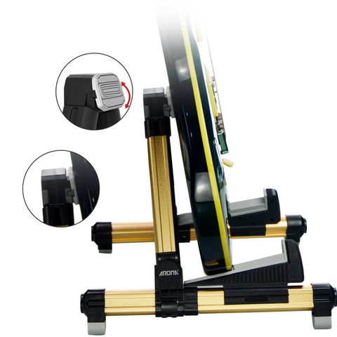 Aroma AGS-08 Foldable Guitar Stand – Gold Aroma AGS-08 Foldable Guitar Stand – Gold