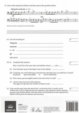 ABRSM Music Theory Past Papers Gr.1 2015 ABRSM Music Theory Past Papers Gr.1 2015
