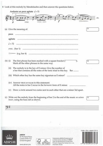 ABRSM Music Theory Past Papers Gr.3 2015 ABRSM Music Theory Past Papers Gr.3 2015