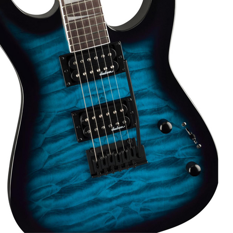 Jackson JS Series Dinky JS20 DKQ 2PT – Transparent Blue Burst Jackson JS Series Dinky JS20 DKQ 2PT – Transparent Blue Burst