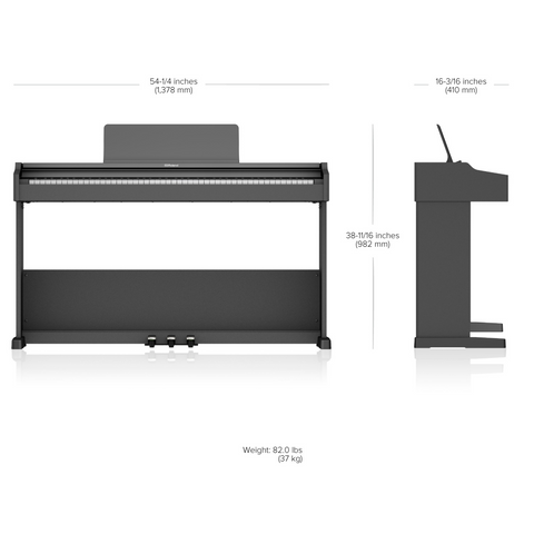 Roland RP107 Digital Piano - Black Roland RP107 Digital Piano - Black