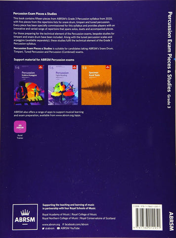 ABRSM Drum Grade Muisc Book 3 ABRSM Drum Grade Muisc Book 3