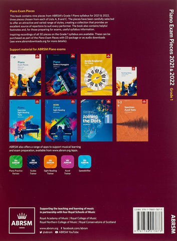 ABRSM Piano Exam Pieces Grade 1 2021 & 2022 ABRSM Piano Exam Pieces Grade 1 2021 & 2022