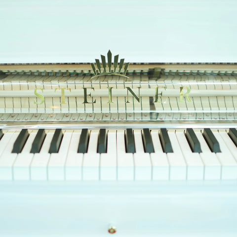 Steiner HG-168A Crystal Grand Piano with Self-Play - White Steiner HG-168A Crystal Grand Piano with Self-Play - White
