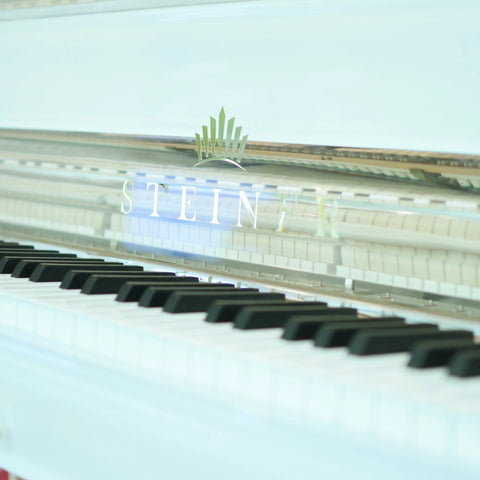 Steiner HG-168A Crystal Grand Piano with Self-Play - White Steiner HG-168A Crystal Grand Piano with Self-Play - White