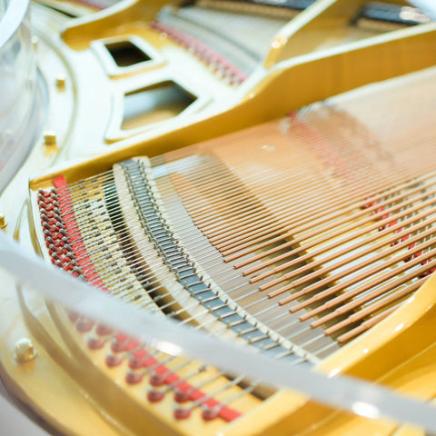 Steiner HG-168A Crystal Grand Piano with Self-Play - White Steiner HG-168A Crystal Grand Piano with Self-Play - White