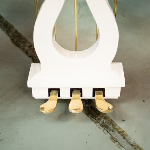 Heinrich HGP-152W WSP Grand Piano Curly legs - White Heinrich HGP-152W WSP Grand Piano Curly legs - White