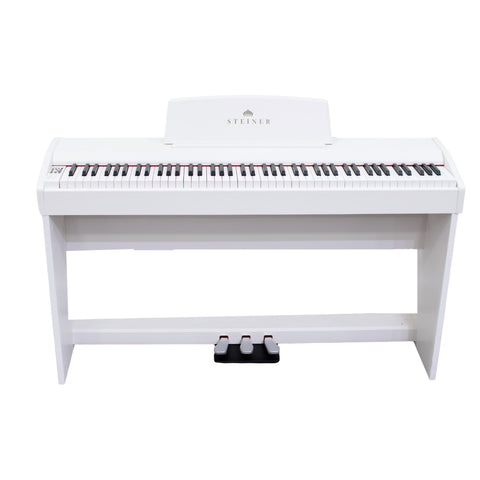 Steiner Digital Piano DP-450 White with Free bench (2024 Version)