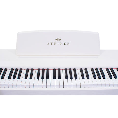 Steiner Digital Piano DP-450 White with Free bench (2024 Version)