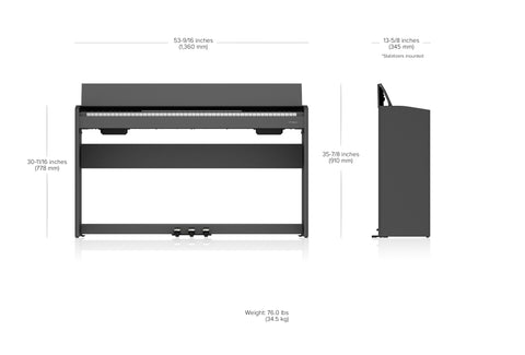 Roland F107 Digital Piano - Black Roland F107 Digital Piano - Black