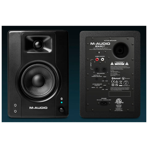 M-Audio BX4 BT Bluetooth Multimedia Reference Monitors (pair) M-Audio BX4 BT Bluetooth Multimedia Reference Monitors (pair)