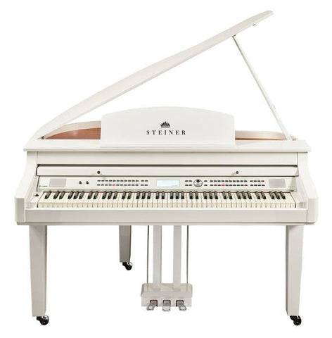 Steiner MG10B Digital Grand Piano - White Steiner MG10B Digital Grand Piano - White