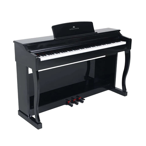 Steiner DP-850v2 Digital Piano Black with Free Bench (2024 Version)