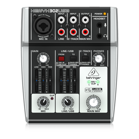 Behringer XENYX 302USB Premium 5 CH-Input Mixer Behringer XENYX 302USB Premium 5 CH-Input Mixer