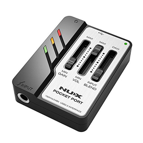 NUX Guitar Pocket Port USB Interface 192kHz/24bit NUX Guitar Pocket Port USB Interface 192kHz/24bit