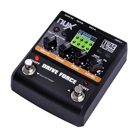 NUX Guitar Pedal Stompbox Simulator Drive Force NUX Guitar Pedal Stompbox Simulator Drive Force