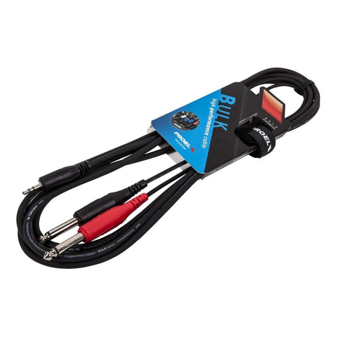 Proel BULK505LU18 INS.CABLE.3,5.ST+2X6,3.MN.BK.MT Proel BULK505LU18 INS.CABLE.3,5.ST+2X6,3.MN.BK.MT