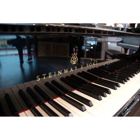 Steinway & Sons S-155 Grand Piano – Black (Pre-Owned) Steinway & Sons S-155 Grand Piano – Black (Pre-Owned)