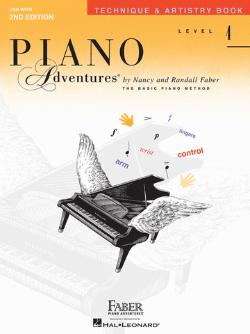 Faber Piano Adventures Piano Tech & Artistry Book Level 4 Faber Piano Adventures Piano Tech & Artistry Book Level 4