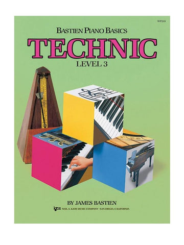 Kjos Piano Bastien Piano Basics, Level 3, Technic Kjos Piano Bastien Piano Basics, Level 3, Technic