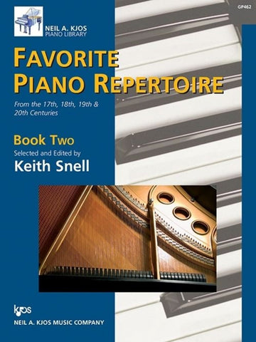 Kjos Piano Favorite Piano Repertoire, Book Two Kjos Piano Favorite Piano Repertoire, Book Two