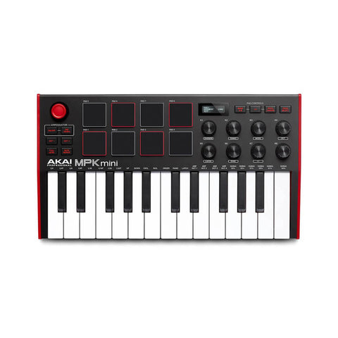 Akai MPKMINI3 USB MIDI Compact Keyboard and Pad Controller Akai MPKMINI3 USB MIDI Compact Keyboard and Pad Controller