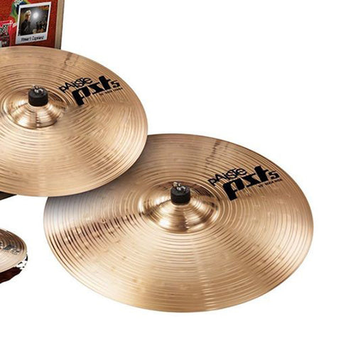 Paiste PST 5 Essential Set 14” Medium Hi-hats and 18” ride crash Paiste PST 5 Essential Set 14” Medium Hi-hats and 18” ride crash