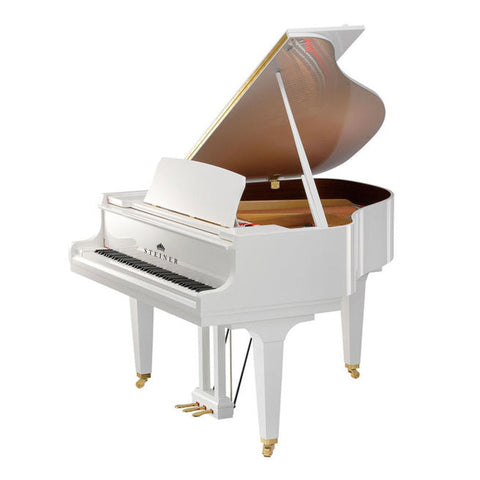 Steiner HG-152W Grand Piano – Polished White Steiner HG-152W Grand Piano – Polished White