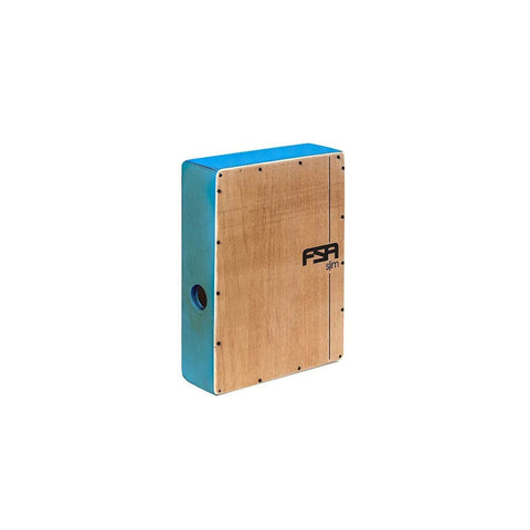 Cajon FSA slim csl604 blue acoustic and electric blue Cajon FSA slim csl604 blue acoustic and electric blue