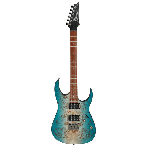 Ibanez RG421PB‑CHF Electric Guitar – Caribbean Shoreline Flat Ibanez RG421PB‑CHF Electric Guitar – Caribbean Shoreline Flat