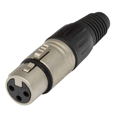 Proel xlr3fv xlr 3-pole cable mount female plug Proel xlr3fv xlr 3-pole cable mount female plug