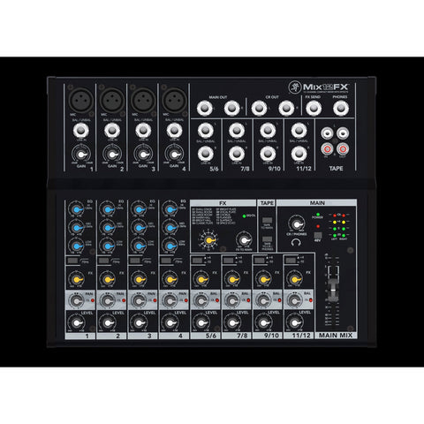 Mackie 12-Channel Mixer with FX 230V EU MIX12FX Mackie 12-Channel Mixer with FX 230V EU MIX12FX