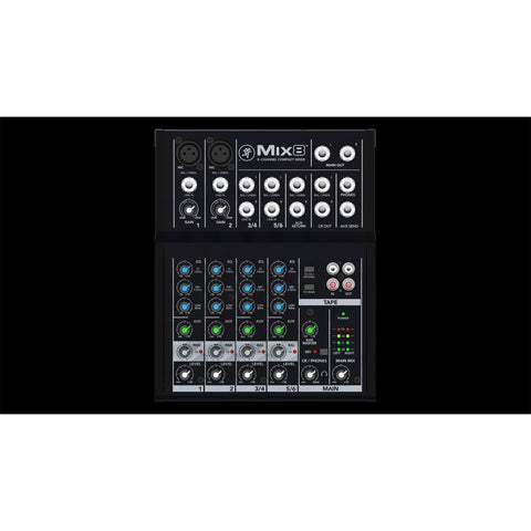 MACKIE Mix8 8-Channel Mixer 230V EU Mix8 MACKIE Mix8 8-Channel Mixer 230V EU Mix8