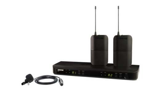 Shure BLX188E/W85M-H8E Dual Lavalier Wireless Presenter System – Buy Professional Wireless Freedom From Melodica Music Store.