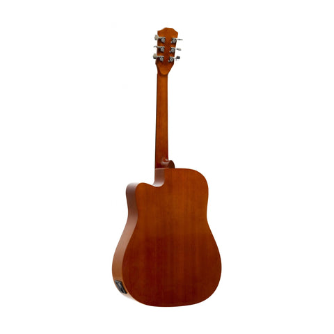 De Salvo AG1CEQMS 4/4 Semi Acoustic Guitar - Mahogany Satin