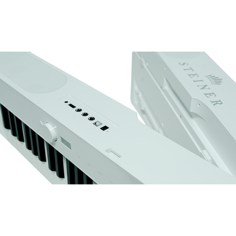 Steiner FP-88PRO Folding Portable Keyboard - White