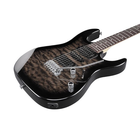 Ibanez GRX70QA-TKS Electric Guitar - Black Sunburst