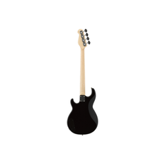Yamaha BB234 electric bass guitar back view, black with maple neck